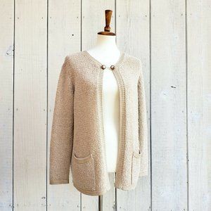 Vintage Bonnie Lee Leroy Beige Sweater Size 38 M